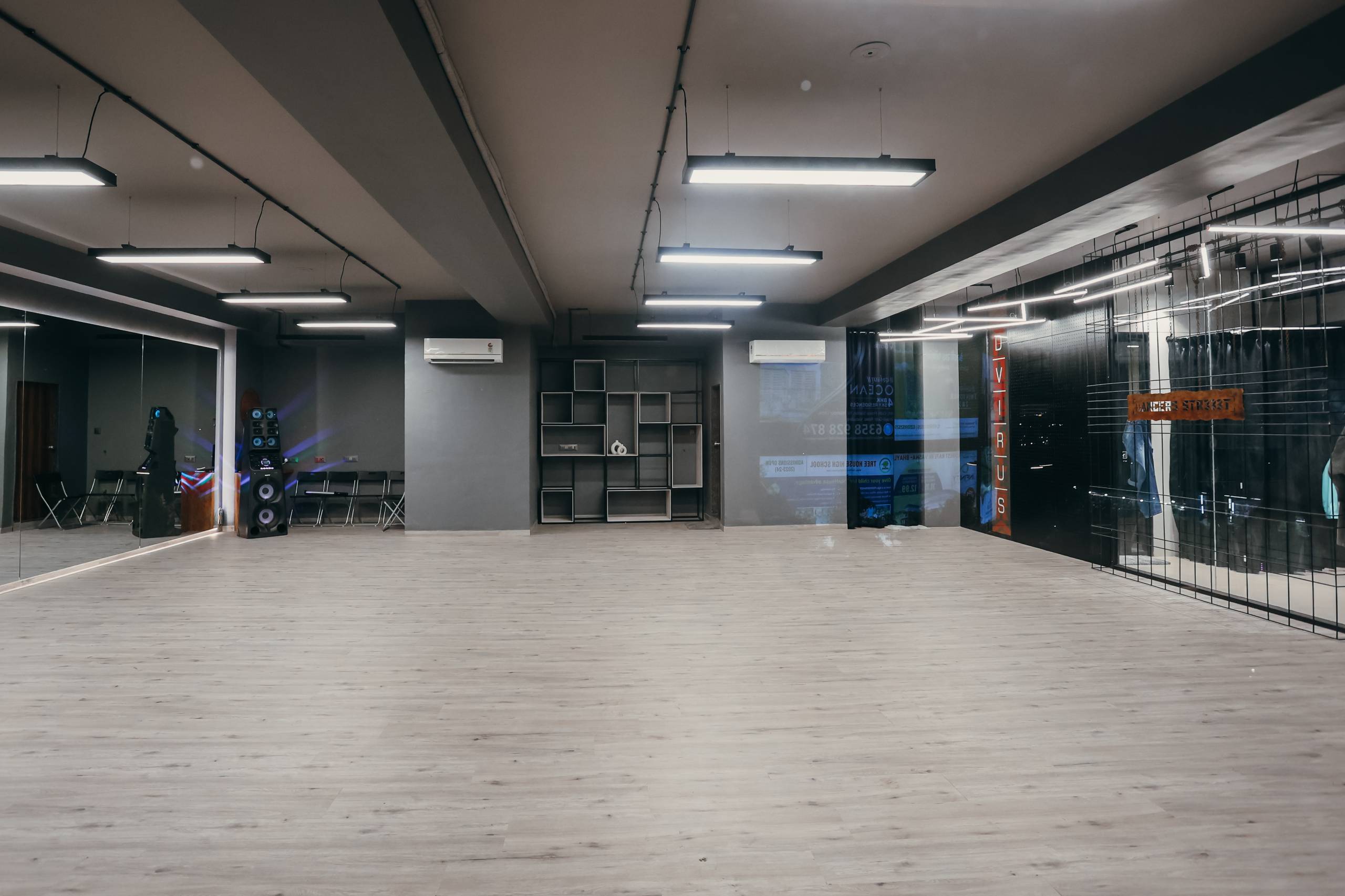 Ample floor space